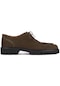 Shoetyle - Haki Süet Deri Bağcıklı Erkek Günlük Ayakkabı 250-1617-768-haki