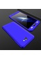Tecno - Samsung Galaxy Uyumlu J7 Prime / J7 Prime Iı - Kılıf 3 Parçalı Parmak İzi Yapmayan Sert Ays Kapak - Mavi