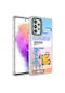 Ekılıf - Samsung Galaxy A53 5g Uyumlu - Kılıf Kamera Korumalı Renkli Desenli Sert Silikon Korn Kapak - No1