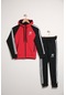 Unisex Dalgıç Kumaş Spor Çocuk Eşofman Takımı Esf.2525 Kırmızı