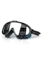 Sıvı Silikon Yüzme Ekipmanı Hd Buğu Önleyici Rahat Elektroliz Yüzme Gözlükleri Siyah Gümüş Kaplama