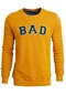 Bad Bear Bad Convex Erkek Sarı Sweatshirt