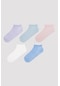 Penti Solid Colors Açık Mavi 5li Patik Çorap Phehs9pm24ıy-bl7