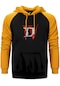Diablo Iv For Logo Sarı Renk Reglan Kol Kapşonlu Sweatshirt Sarı