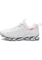 Ikkb Fashion Casual Mesh Nefes Alabilen Erkek Spor Ayakkabı Beyaz Açık Beyaz
