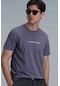 Lufian Erkek Tony Modern Grafik T-shirt 111020190 Vizon