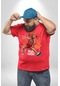 Chicago Bulls 91 Dennis Rodman Kırmızı Büyük Beden Erkek Kadın Unisex Basic Ön Baskılı Tişört Kırmızı