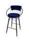 Bar Sandalyesi , Ada Mutfak Sandalyesi , Bar Taburesi , Yüksek Sandalye Mavi