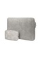 Nd12 Lambskin Laptop Hafif Su Geçirmez Kol Çantası, Boyut: 14.1-15.4 İnç Çanta İle Gri Siya
