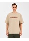 Skechers M Heavyweight Graphic Tee T-shirt Erkek Bej Tshirt S2510155-211 Bej