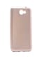 Mutcase - General Mobile Uyumlu Gm 6 - Kılıf Mat Renkli Esnek Premier Silikon Kapak - Gold
