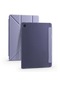 Noktaks - Samsung Galaxy Uyumlu Tab A7 10.4 T500 2020 - Kalem Bölmeli Standlı Origami Tablet Kılıfı - Mor