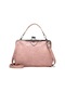 Gül Kadın Crossbody Çanta Yumuşak Pu Deri Çanta Kadın Vintage Moda Sling Çanta