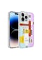 Noktaks - iPhone Uyumlu 12 Pro Max - Kılıf Kenarlı Renkli Desenli Elegans Silikon Kapak - No2