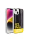 Kilifone - İphone Uyumlu İphone 14 Plus - Kılıf Kenarlı Renkli Desenli Elegans Silikon Kapak - No3
