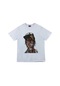 Unisex Wiz Khalifa Baskılı T-shirt Beyaz