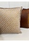 Nivemeshome Monet Zigzag Kırlent Kılıfı Sarı-krem 45 X 45 Sarı - Krem