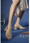 Riccon Kadın Topuklu Sandalet 0012355Nude-Nude