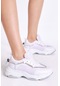 Tonny Black Kadın Beyaz Taş Şeritl Bağcıklı Sneaker