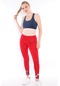Kadın Spor Slimfit Kırmızı Tayt-4061 - S