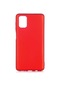 Kilifone - Samsung Uyumlu Galaxy M51 - Kılıf Mat Renkli Esnek Premier Silikon Kapak - Kırmızı