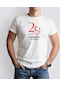 Bk Gift 29 Ekim Tasarımlı Erkek Beyaz T-shirt-3 Trend Tişört