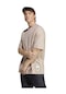 Adidas M Caps Tee Erkek Günlük Tişört Ic4101 Bej Ic4101