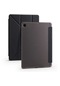 Noktaks - Samsung Galaxy Uyumlu Tab A7 10.4 T500 2020 - Kalem Bölmeli Standlı Origami Tablet Kılıfı - Siyah