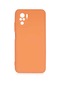 Kilifone - Xiaomi Uyumlu Redmi Note 10s - Kılıf İçi Kadife Koruyucu Mara Lansman Kapak - Turuncu