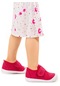 Kiko Kids Daffy Cırtlı Kız Bebek İlk Adım Panduf Ayakkabı Fuşya