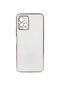 Mutcase - Vivo Uyumlu Y21s - Kılıf Parlak Renkli Bark Silikon Kapak - Beyaz