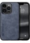 Lüks Deri Kılıf İphone Uyumlu 16 15 14 13 12 11 Pro Max Plus 12 13 Mini X Xr Xs Se 8 7 Blue For İphone Uyumlu 11 Blue