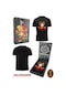 Galatasaray Lisanslı We Are Gala T-shirt Metin Oktay Baskılı Ahşap Kutulu Siyah