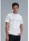 Lufian Erkek T Shirt 111020211 Kırık Beyaz