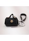 Siyah Yeni Moda Bayanlar Pu Deri Mini Cüzdan Araba Anahtarlık Bozuk Para Cüzdanı El Çantası Kahya Anahtarlık Küçük Çanta Çanta Çantalar