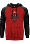 Hearts Of Iron 4 Imperial Coat Of Arms Of Germany Kırmızı Renk Reglan Kol Sweatshirt
