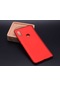 Noktaks - Xiaomi Uyumlu Xiaomi Redmi Note 5 Pro - Kılıf Mat Renkli Esnek Premier Silikon Kapak - Kırmızı