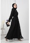 Şifon Elbise-siyah-1526-beyaz