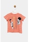 Mickey Mouse Lisanslı Erkek Çocuk Tshirt 21354-oranj