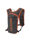 Samdoo Su İzolasyonlu Su Geçirmez 5l Bisiklet & Yürüyüş Sırt Çantası Koyu Gri & Turuncu - 140g Ultra Hafif Outdoor Spor Çantası Çok Renkli