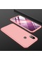 Kilifone - Xiaomi Uyumlu Mi 8 - Kılıf 3 Parçalı Parmak İzi Yapmayan Sert Ays Kapak - Rose Gold