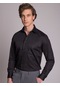 Dufy Siyah Erkek Regular Fit Klasik Yaka Uzun Kol Gömlek - 35842