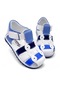 Beebron Ortopedik Erkek Bebek Sandaleti Ebgcm2406 Beyaz Lacivert Mavi