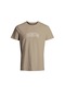 Jack&jones Blumalik Erkek Kahverengi Bisiklet Yaka Tişört 12256965-FOR Kahverengi