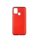 Noktaks - Samsung Galaxy Uyumlu M31 - Kılıf Mat Renkli Esnek Premier Silikon Kapak - Kırmızı