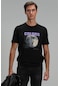 Lufian Ash Modern Grafik T- Shirt Siyah 111020148100100