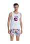 Erkek T-shirt 10635 - Beyaz Beyaz