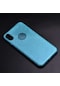 Kilifone - İphone Uyumlu İphone Xs Max 6.5 - Kılıf Simli Koruyucu Shining Silikon - Mavi
