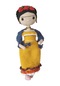 Sarı Frida Bebek Amigurumi Organik Oyuncak