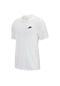 Nike M Nsw Club Tee Erkek Beyaz T-Shirt - Ar4997-101
